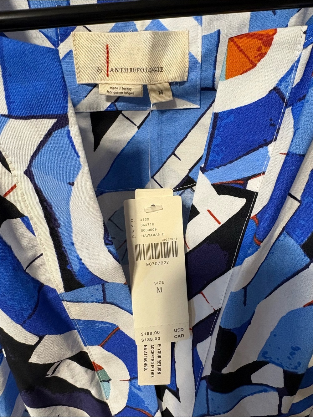 Somerset maxi dress vibrant blue Hawaiian - Picture 2 of 2